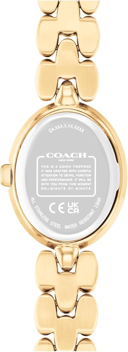 Shop Coach Gold Bracelet Watch: Women's 2H Quartz Sammy Watch - Stylish Stainless Steel, Water Resistant up to 30 Meters, Ideal Gift for Her 3 Shop Coach Gold Bracelet Watch: Women's 2H Quartz Sammy Watch - Stylish Stainless Steel, Water Resistant up to 30 Meters, Ideal Gift for Her