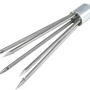 AEA Harpoon: Telescopic 59-236 Inch 5-9 Prong Barbed Diving Spears Gaffs – Locking Fishing Rod with 8mm Thread