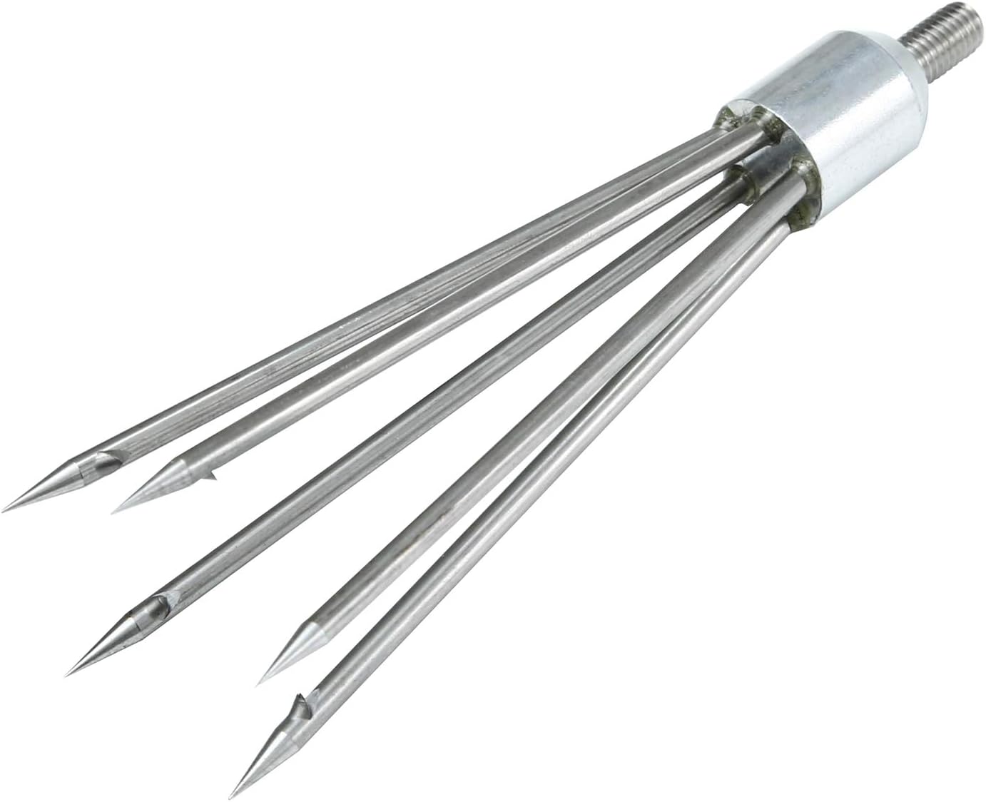 AEA Harpoon: Telescopic 59-236 Inch 5-9 Prong Barbed Diving Spears Gaffs - Locking Fishing Rod with 8mm Thread