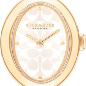 Shop Coach Gold Bracelet Watch: Women’s 2H Quartz Sammy Watch – Stylish Stainless Steel, Water Resistant up to 30 Meters, Ideal Gift for Her