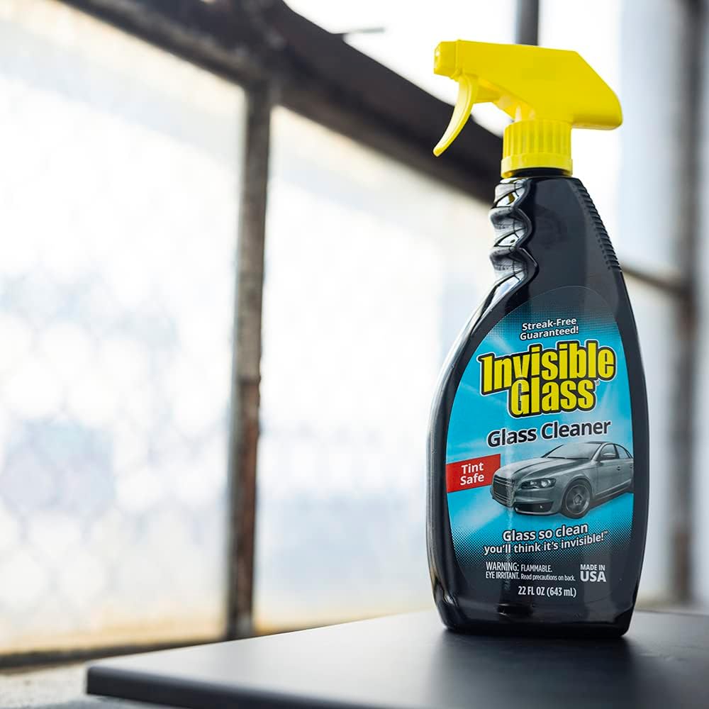 Invisible Glass Cleaner: 92164-2PK Premium Streak-Free Glass and Window Cleaner for Auto and Home - Ammonia-Free, Tint-Safe, Ideal for Windshields and Navigation Screens, 22 Fl Oz, Pack of 2