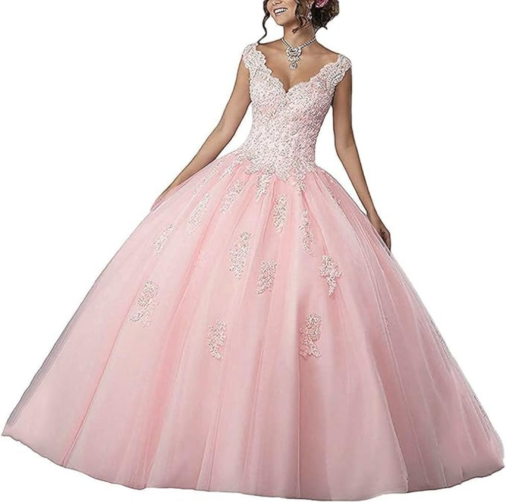 Pink Quinceanera Dresses: QXMYOO Ball Gown for Sweet 16 Prom and Princess Parties for Teens
