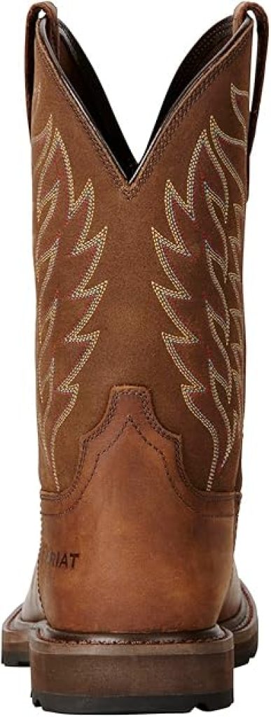Ariat Boots: Men's Groundbreaker Wide Square Toe Work Boots for Comfort and Durability