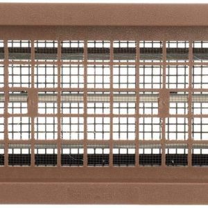 Crawl Space Vent Covers: RABR Heavy-Duty Automatic Foundation Vent in Brown, 50″ Size, 1 Unit