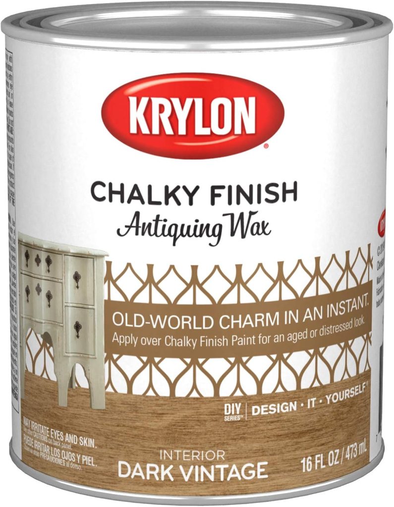 Go Antiquing: Krylon Chalky Finish Paint Quart, 16 Fl Oz for Vintage and DIY Projects