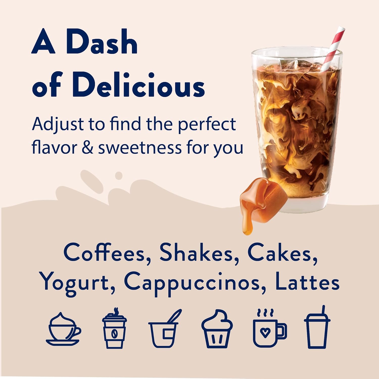Sugar Free Caramel Syrup from Jordan's Skinny Syrups: Zero Calorie Coffee Flavoring for Chai Lattes, Protein Shakes & More - 25.4 Fl Oz