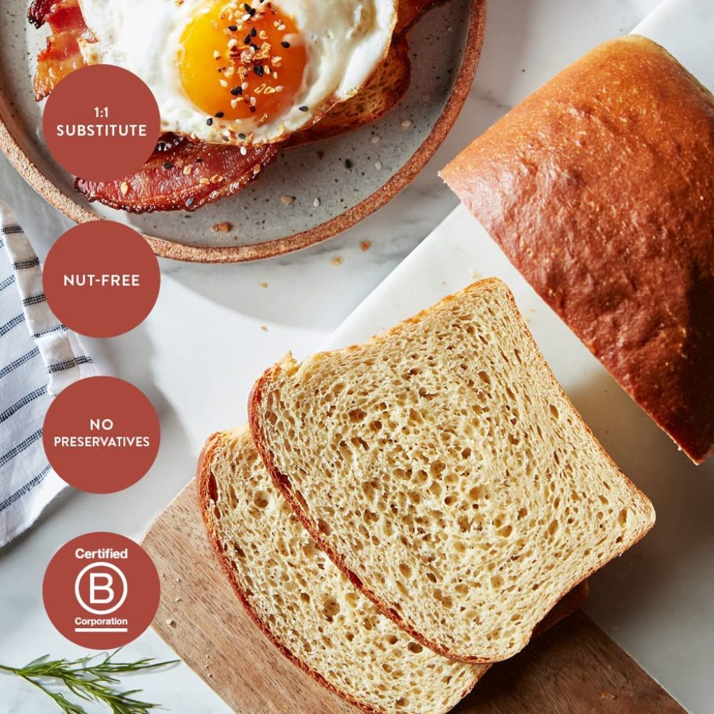 King Arthur Flour Keto Wheat Baking – 1 lb Low-Carb All-Purpose Flour Substitute, Non-GMO, Resealable Bag, Ideal for Keto Diet, Bread, and Reduced-Carb Baking