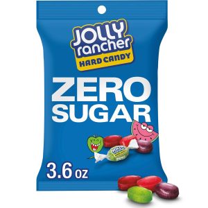 Sugar Free Hard Candy JOLLY RANCHER: Zero Sugar Assorted Fruit Flavors – 3.6 oz Bag (Pack of 12)