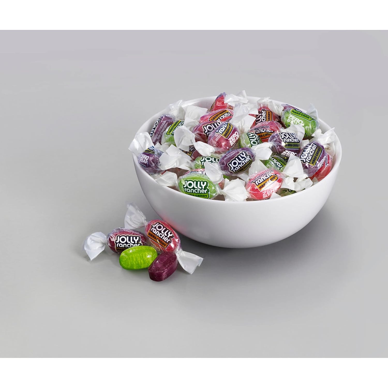 Sugar Free Hard Candy JOLLY RANCHER: Zero Sugar Assorted Fruit Flavors - 3.6 oz Bag (Pack of 12)