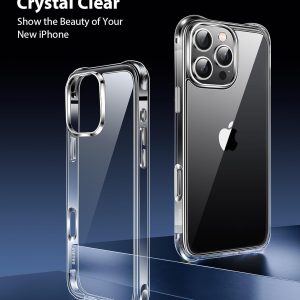 iPhone 16 Pro Max Case Clear – Mkeke Shockproof Protective Cover with Non-Yellowing Design, Military-Grade Drop Protection, Slim Bumper Case for Apple 6.9 Inch (2024)