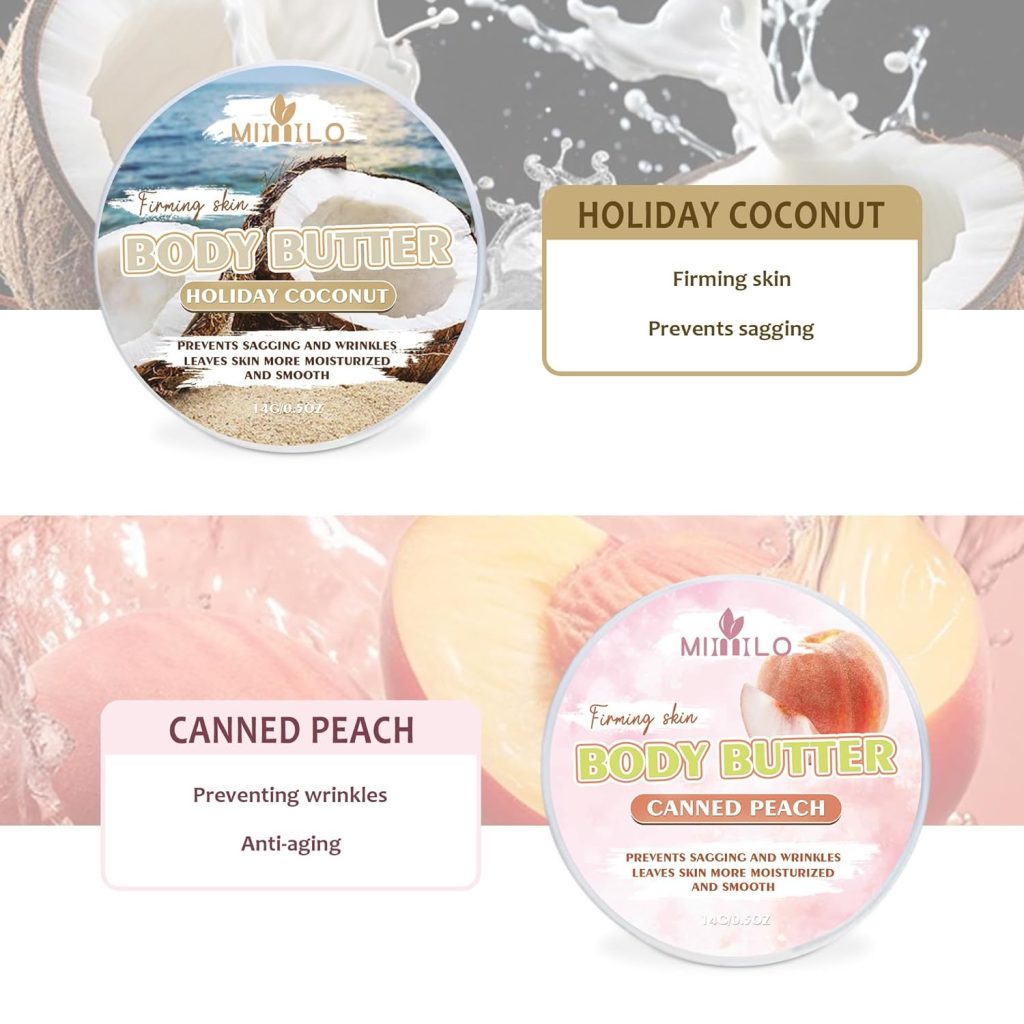 Body Glaze - Hydrating and Moisturizing Care Butter Sample Kit, Choose Your Favorite Scent for Skin Care