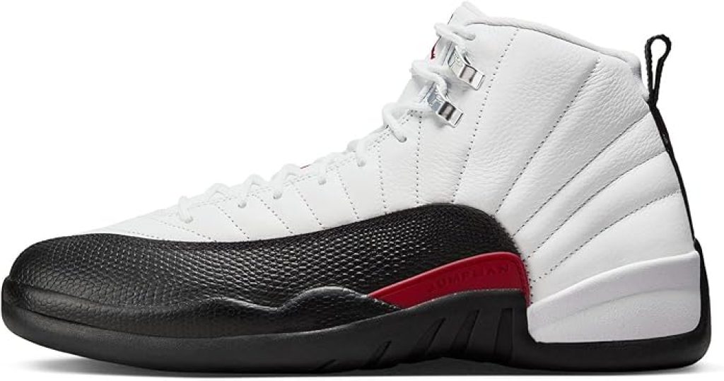 Jordan 12: Men's Retro Taxi Flip Sneakers in White/Gym Red-Black (CT8013 162) - Size 11