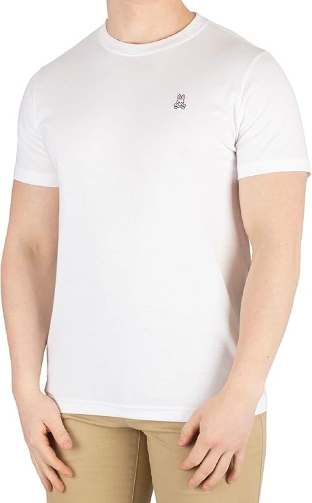 Psycho Bunny: Men's Classic Crew Neck Tee - Style B6U014Z1PC for Everyday Comfort