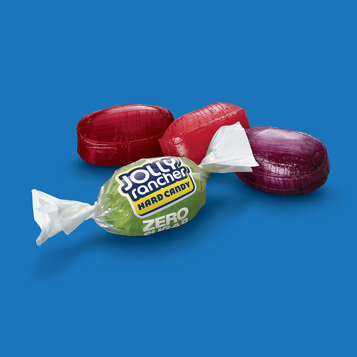 Sugar Free Hard Candy JOLLY RANCHER: Zero Sugar Assorted Fruit Flavors - 3.6 oz Bag (Pack of 12)