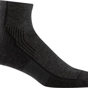 Darn Tough Socks Men’s Hiker Quarter Midweight with Cushion – Style 1959 Durable Hiking Socks for Outdoor Adventures