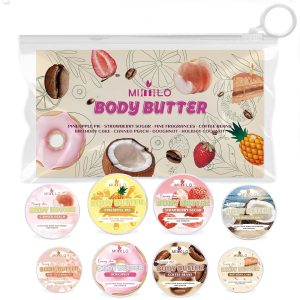 Body Glaze – Hydrating and Moisturizing Care Butter Sample Kit, Choose Your Favorite Scent for Skin Care