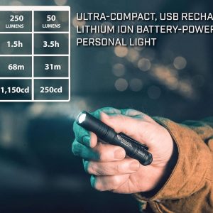Best EDC Flashlight: Streamlight 66608 MicroStream – 250-Lumen Ultra-Compact Flashlight with USB Rechargeable Battery in Coyote Color