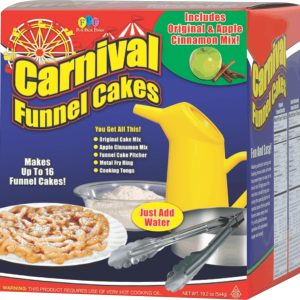 Funnel Cake Mix Deluxe Kit: Fun Pack Foods for Carnival-Style Treats