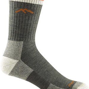 Darn Tough Socks Hiker Midweight Micro Crew with Cushion – Men’s Durable Hiking & Camping Boot Socks for All-Day Comfort