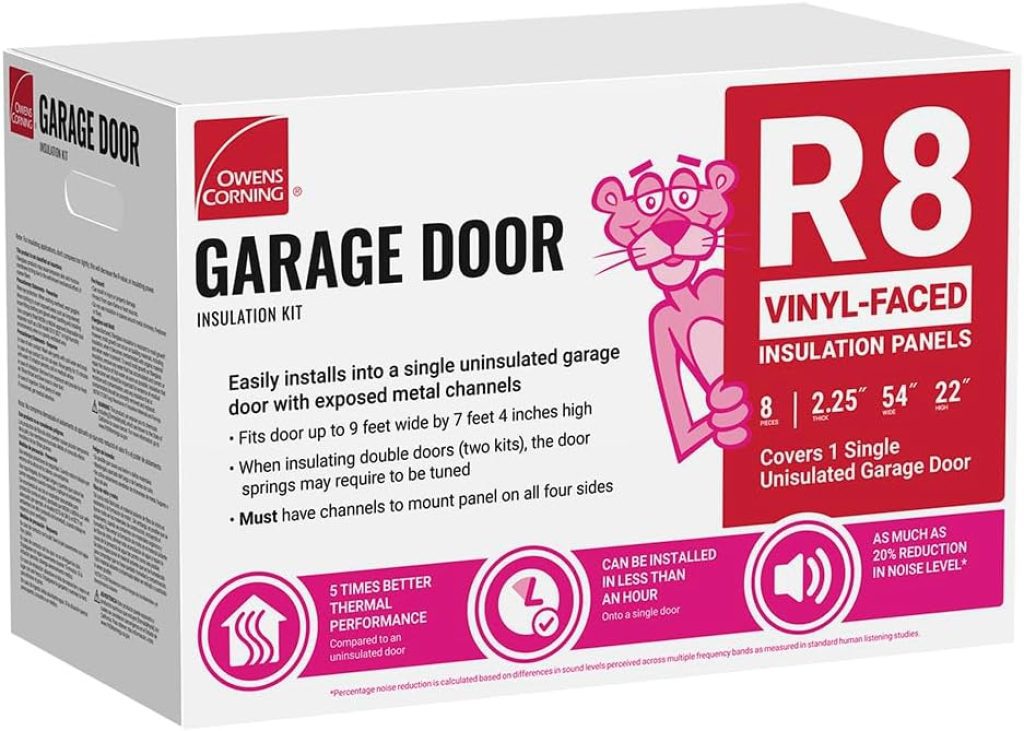 Garage Door Insulation Kit by Owens Corning – Improve Energy Efficiency and Climate Control