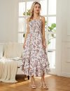 Summer Dresses: GRACE KARIN Floral Boho Maxi Swing A-Line Sundress