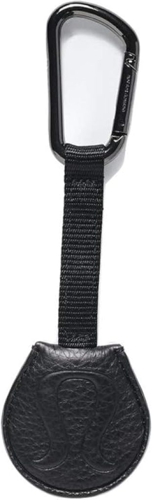 Lululemon Keychain: Now and Always Design in Black