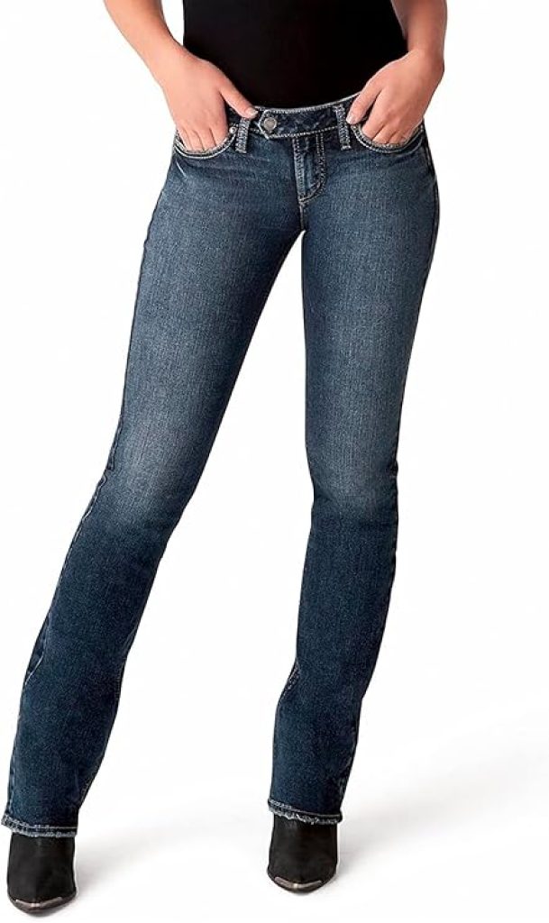Low Rise Jeans for Women: Silver Jeans Co. Tuesday Slim Bootcut Style