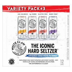 White Claw Hard Seltzer Variety Pack #3 – 12-Pack of Refreshing 12 fl oz Cans