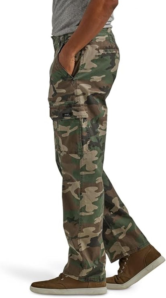 Camo Pants: Wrangler Authentics Men's Relaxed Fit Stretch Cargo Pants 4 Camo Pants: Wrangler Authentics Men's Relaxed Fit Stretch Cargo Pants