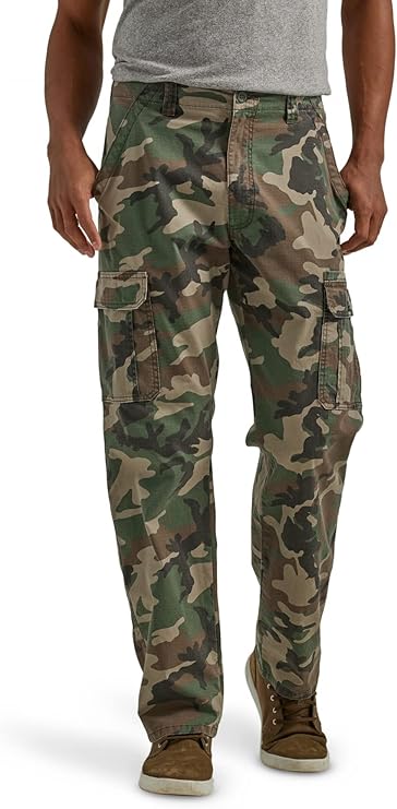 Camo Pants: Wrangler Authentics Men's Relaxed Fit Stretch Cargo Pants 1 Camo Pants: Wrangler Authentics Men's Relaxed Fit Stretch Cargo Pants