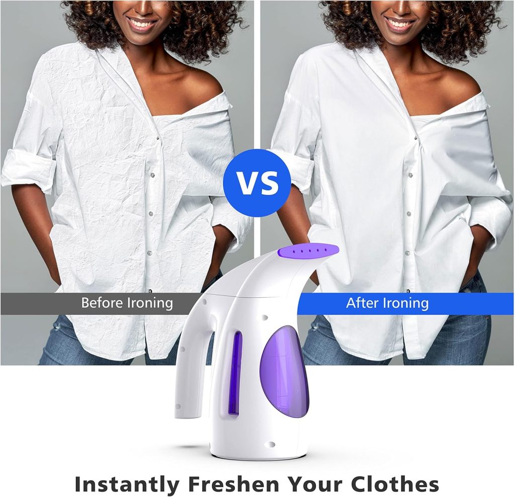 Steamer for Clothes: HiLIFE Portable Handheld Design with 240ml Capacity and 700W Power