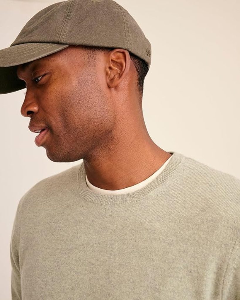 Shop Beige Cashmere Men's Sweater on Sale: NAADAM Original Crewneck