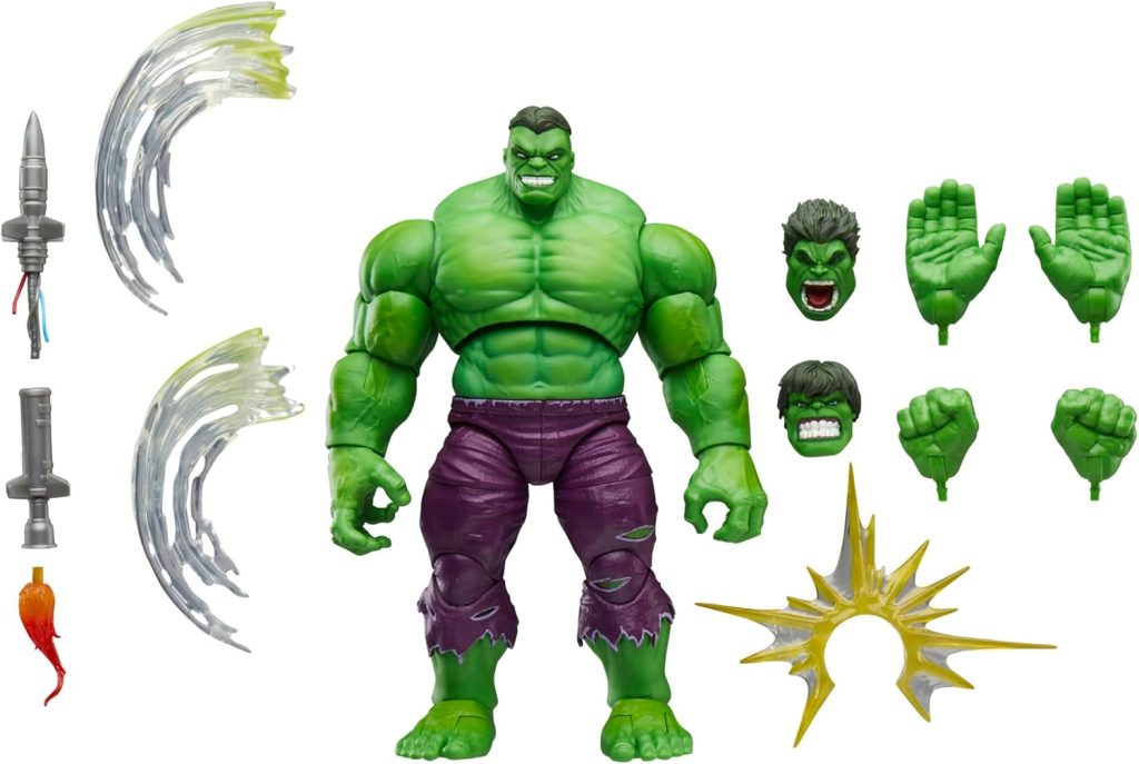 Marvel Legends: Deluxe 6-Inch Hulk Action Figure from Maximum Series with Impressive Articulation and Accessories