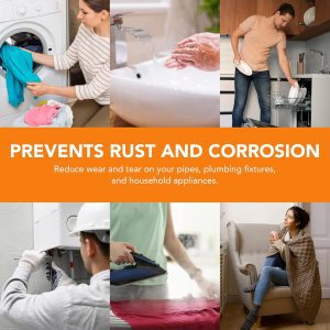 Saltless Water Softener: YARNA CWD230 Capacitive Electronic Water Descaler for Whole House, Reduces Limescale and Mineral Buildup, Compatible with Up to 2-Inch Pipes.