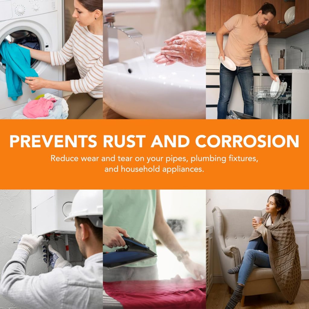 Whole House Water Softener – YARNA Electronic Water Descaler No-Salt System for Limescale & Mineral Reduction, Fits Pipes Up to 1 Inch, Model CWD24