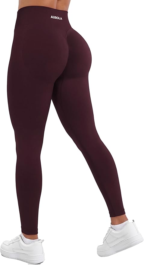 AUROLA Influence Seamless Workout Leggings for Women – High Stretch Compression Yoga Pants 1 AUROLA Influence Seamless Workout Leggings for Women – High Stretch Compression Yoga Pants