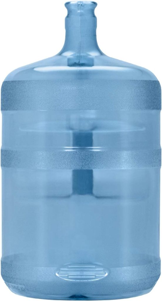 5 Gallon Water Jug by Brio – Durable Reusable Plastic Bottle with Crown Cap