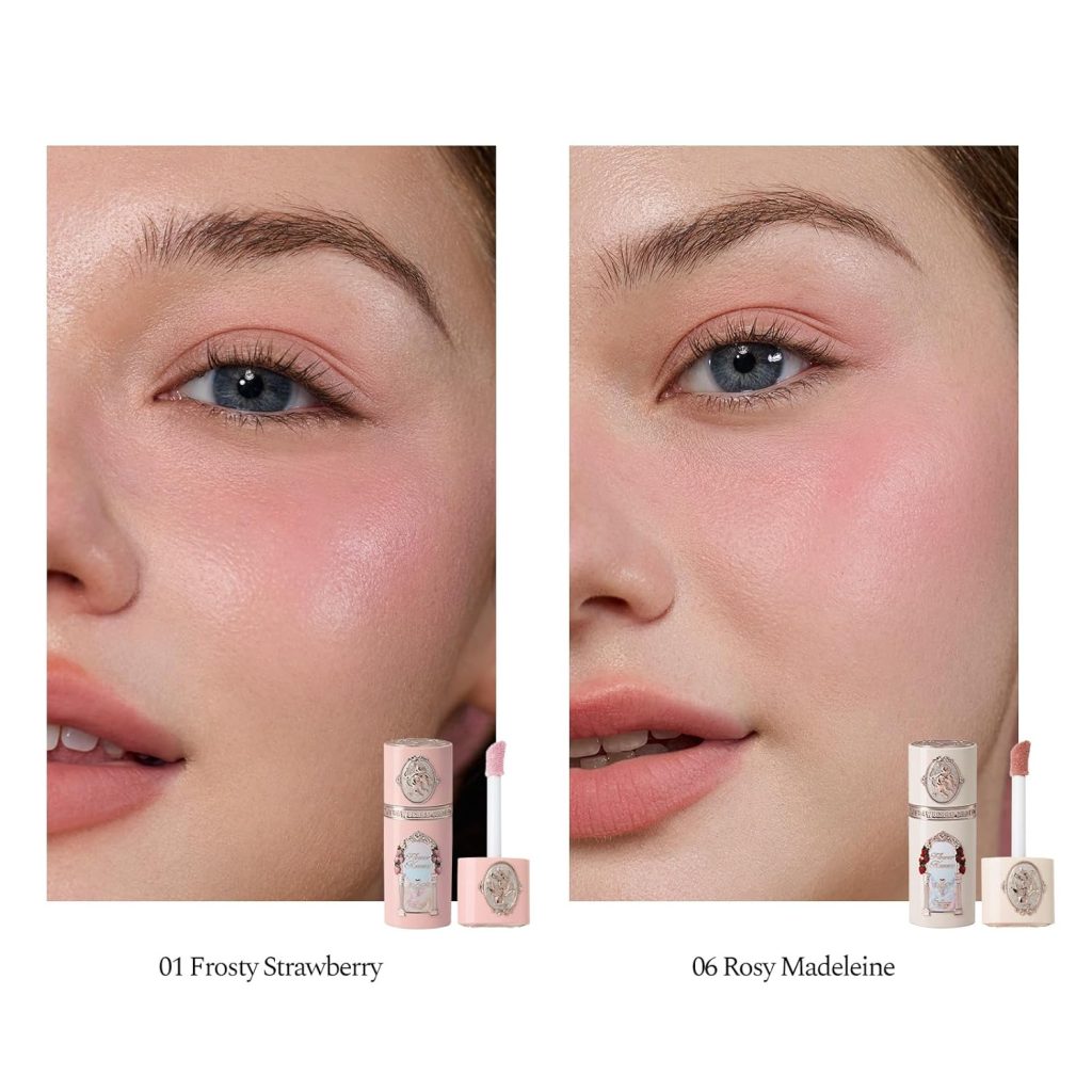 Flower Knows Strawberry Cupid Beauty Set – Lip Cream, Blush, Palette in 12-Piece Gift Box