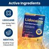 Signal Relief Patch for Pain Relief – 4% Lidocaine + 1% Menthol, 30 Patches for Back, Neck, Joint & Muscle Support