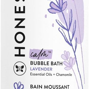 The Honest Company Lavender Calm Bubble Bath – Tear-Free Foaming Wash for Baby Hypoallergenic Natural Formula
