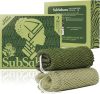 SubSahara Authentic African Net Sponge 2-Pack – Exfoliating Bath & Shower Scrub, Quick-Dry Antimicrobial, Better Than Loofah
