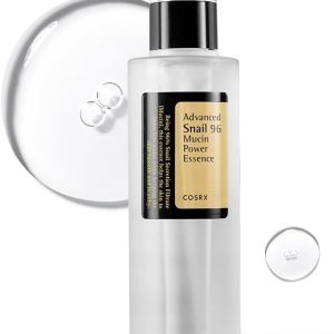 COSRX Snail Mucin 96% Repairing Serum – Hydrating Face Essence with Snail Secretion Filtrate for Glowing Skin