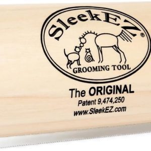 SleekEZ Original 5-Inch Deshedding Brush – Patented Pet Hair Remover for Dogs and Cats, Made in USA