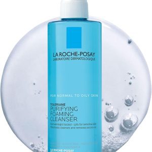 La Roche-Posay Toleriane Purifying Foaming Cleanser – Gentle Face Wash with Niacinamide and Ceramides for Sensitive Skin
