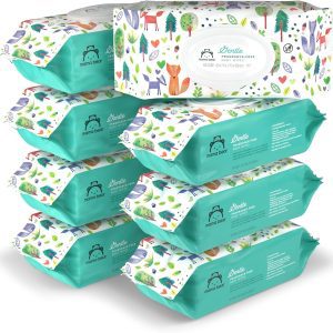 Mama Bear Gentle Baby Wipes 800 Count – Hypoallergenic Unscented Wipes Bulk Pack for Sensitive Skin