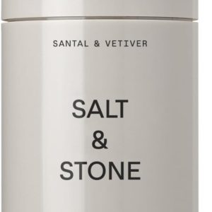Salt & Stone Aluminum-Free Natural Deodorant – 48H Odor Protection with Seaweed & Niacinamide, Santal & Vetiver, 2.6 oz