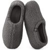 HomeTop Women’s Fuzzy Curly Fur Memory Foam Loafer Slippers