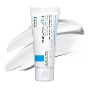 La Roche-Posay Cicaplast Baume B5 – Multi-Purpose Skin Barrier Repair Balm with Panthenol and Shea Butter for Dry, Irritated, or Sensitive Skin, Face and Body, 1.7 oz