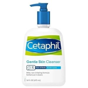 Cetaphil Gentle Skin Cleanser – Mild Non-Foaming Daily Face Wash for All Skin Types, 16 oz