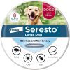 Seresto Flea & Tick Collar for Dogs Over 18 lbs – 8-Month Vet-Recommended Protection, Kills on Contact, Non-Greasy, Easy-to-Use